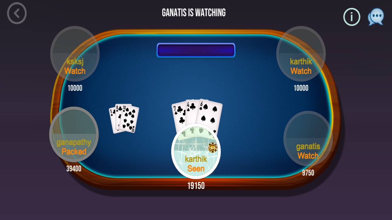 UNITY GAME - TEENPATTI  (Betting Version ) - Single admin panel